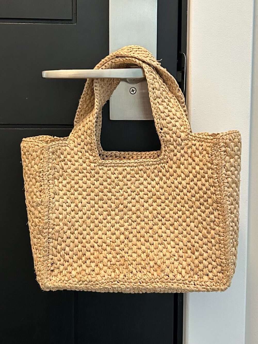 Hat Attack Mini Lulu Tote in Natural - Picture 1 of 5